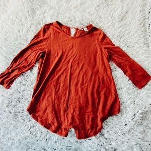 7/8 length sleeves shirt